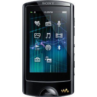 Sony NWZA864BLK 8GB A Series MP3 player Black with Bluetooth 2.8 Inch Touch Screen : MP3 Players & Accessories
