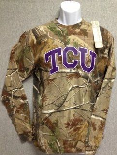 NCAA   TCU Realtree Camo L/S T Shirt (M) : Sporting Goods : Sports & Outdoors