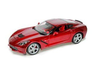 2014 Chevrolet Corvette C7 Stingray Metallic Red 1/18 by Maisto 31182: Toys & Games