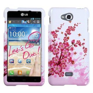 MYBAT LGMS870HPCIM025NP Slim and Stylish Snap On Protective Case for LG Spirit MS870   Retail Packaging   Spring Flowers: Cell Phones & Accessories