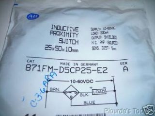 Allen Bradley Inductive Proximity Switch, 871FM D5CP25 E2: Inductive Proximity Sensors: Industrial & Scientific
