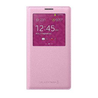 Samsung Galaxy Note 3 S View Cover Folio Case (Pink): Cell Phones & Accessories