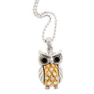 873c 70 Owl Charm Silver Gold Plated Jewelry