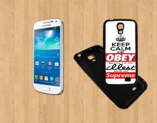 Keep Calm And Obey Samsung Galaxy S4 BLACK Rubber Case ( Ship From CA ) Cell Phones & Accessories
