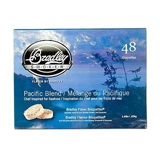 Bradley Smokers Pacific Blend Bisquettes (2.75 x 6.875 x 9.25 Inch, Pack of 48) Garden, Lawn, Supply, Maintenance  Lawn And Garden Spreaders  Patio, Lawn & Garden