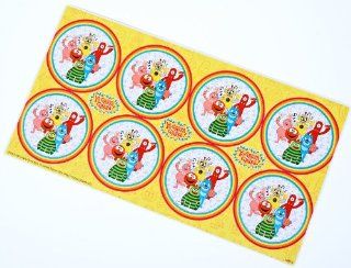 Yo Gabba Gabba! Large Lollipop Sticker Sheet: Toys & Games