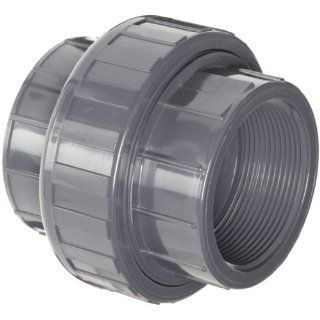 Spears 898 Series PVC Pipe Fitting, Union with EPDM O Ring, Schedule 80, 2" NPT Female: Industrial Pipe Fittings: Industrial & Scientific