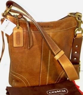 COACH LEATHER DUFFLE BAG # 10398 (Toffee Brown): Clothing