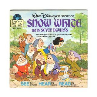 Snow White and the Seven Dwarfs (Read Along Book and Record) Disney Studios, Larry Morey, Frank Churchill Books