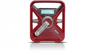American Red Cross FRX3 Hand Turbine NOAA AM/FM Weather Alert Radio with Smartphone Charger   Red (ARCFRX3WXR): Electronics