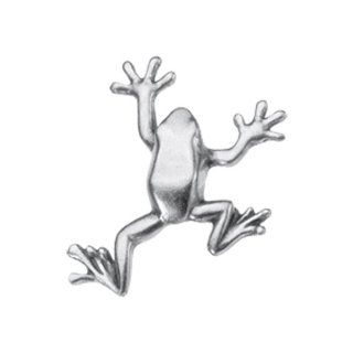 Tree Frog Pewter Scatter Pin: Jewelry