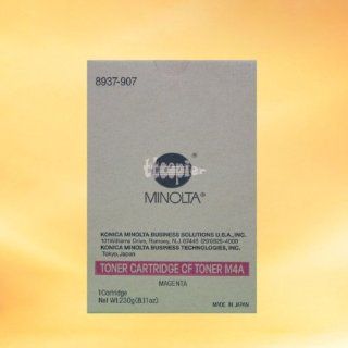 NEW Konica Minolta OEM Toner 8937 907 (MAGENTA) (1 Bottle) (Copier): Office Products