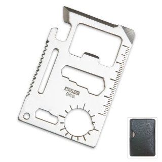 SE MT908 11 Function Credit Card Size Survival Pocket Tool (1, 5, 20 or 40 pack) : Home Improvement