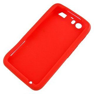 Silicone Skin Cover for Motorola ATRIX HD MB886, Red: Cell Phones & Accessories