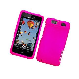 Motorola Atrix HD MB886 Hot Pink Hard Cover Case Cell Phones & Accessories