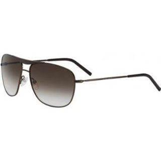 Giorgio Armani 886/S Men's Aviator Full Rim Lifestyle Sunglasses/Eyewear   Shiny Bronze/Brown Gradient / Size 61/14 135 Automotive
