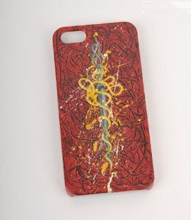 Father's Day Gift Unique Original Design iPhone 5 Case Hand painted Musical Notes Premium Phone CR888: Cell Phones & Accessories