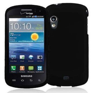 Electromaster(TM) Brand   Black Rubberized Snap On Hard Skin Case Cover New for Samsung Stratosphere i405: Cell Phones & Accessories
