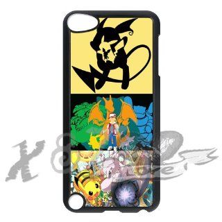 PokeBall & Pokemon Ball & Pikachu & mewtwo & Mew & charmander & squirtle & bulbasaur X&TLOVE DIY Snap on Hard Plastic Back Case Cover Skin for iPod Touch 5 5th Generation   889: Cell Phones & Accessories