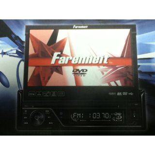 Fahrenheit TID 893 In Dash Source Unit DVD Player Single DIN with 7   Inch Touchscreen Flip Out Monitor : Vehicle Dvd Players : Car Electronics