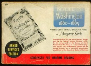 ASE 894 Margaret Leech Reveille in Washington 1860 1865: Entertainment Collectibles