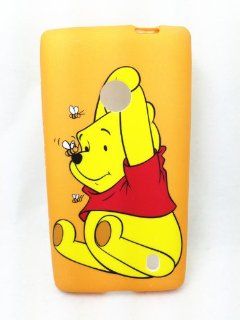 Cute Lovely Bear Winnie the Pooh Stitch Alien Soft TPU Case Cover For Smart Mobile Phones (Nokia Lumia 521 (T Mobile) RM 917, Winne the Pooh): Cell Phones & Accessories
