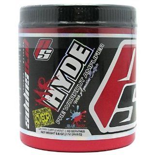 Professional Supplements Mr Hyde Pre Workout Nutrition Powder, Blue Razz, 9.6 Ounce: Health & Personal Care