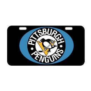 NHL Pittsburgh Penguins Metal License Plate Frame LP 918 : Sports Fan License Plate Frames : Sports & Outdoors
