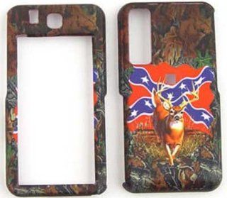 Samsung Behold T919 Camo / Camouflage Hunter Series,Deer on Rebel Flag Hard Case/Cover/Faceplate/Snap On/Housing/Protector: Cell Phones & Accessories