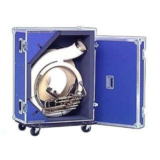 Band and Orchestra Sousaphone Professional ATA 3/8" Case with Wheels: Musical Instruments