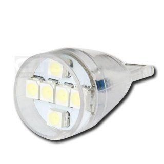LED T15 6SMD 3528 WH, T15 Adapter 3528 901 921 939 918 6 SMD 12V Bright White Led Wedge Light for Interior Dome Lamp Trunk Door Panel Center Map Console Bulb: Automotive