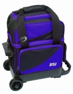 BSI Single Ball Roller Bowling Bag, Black/Purple : Sports & Outdoors