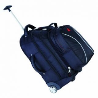 Athalon Luggage Wheeling Backpack, Black, One Size: Clothing