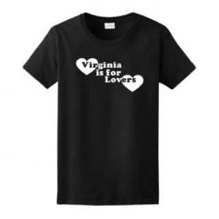 Virginia is for Lovers VA Ladies Short Sleeve T Shirt Small Black at  Womens Clothing store