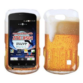 MYBAT ZTEX501HPCIM909NP Slim and Stylish Protective Case for the ZTE Groove X501   Retail Packaging   Beer   Food Fight Collection: Cell Phones & Accessories