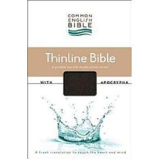CEB Common English Thinline Bible with Apocrypha DecoTone Black: Common English Bible: Books