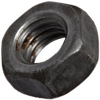 Steel Hex Nut, Plain Finish, Class 6, DIN 934, Metric, M2 0.4 Thread Size, 4 mm Width Across Flats, 1.6 mm Thick (Pack of 100): Industrial & Scientific