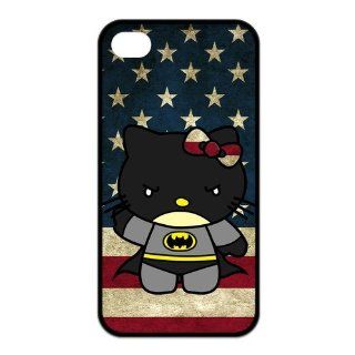 Funny Batman Hello Kitty Us Flag iPhone 4 4S Case Back Cover Protective Cases Shell at NewOne: Electronics