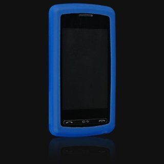 LG Vu / CU920 / CU915 PREMIUM DARK BLUE SILICONE SKIN CASE COVER Cell Phones & Accessories