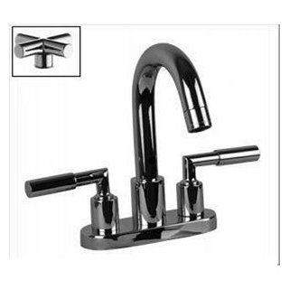 Aquabrass MM919BGN BGN Brushed Gun Barrel Bathroom Faucets 4" Centerset Cross Handles Lav Faucet   Touch On Bathroom Sink Faucets  