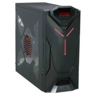 NZXT 921RB 001 RD Guardian 921 RB ATX Black Steel Mid Tower Case No Power Supply Red LED: Computers & Accessories