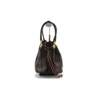 Leather Handbag Dark Brown   Tuscany Handmade Leather Bags: Shoes