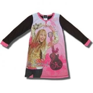 Hannah Montana "Part time Pop Star" Long sleeve Dorm shirt for girls   6/6X Nightgowns Clothing