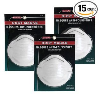 3M Bondo Dust Mask. 15 Masks Total. 3 Packs/5 Masks Per Pack. Protect From Dust & Airborne Particles. 946 3PK: Safety Masks: Industrial & Scientific