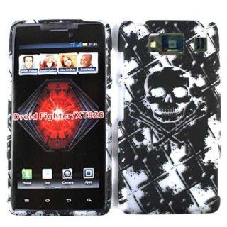 For Motorola Droid Razr Hd Xt926 Skull Black White Matte Texture Case Accessories: Cell Phones & Accessories