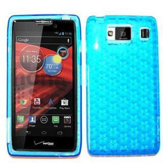 For Motorola Droid Razr Hd Xt926 Tpu 042 Dark Blue Skin Case Rubber Accessories: Cell Phones & Accessories