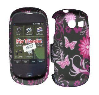 Pink Butterflies Samsung Flight II A927 Case Cover Hard Phone Cover Snap on Case Faceplates: Cell Phones & Accessories
