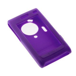 Dark Purple Durable Soft Silicone Skin Cover Case for T Mobile Samsung Memoir SGH T929 Cell Phone: Cell Phones & Accessories
