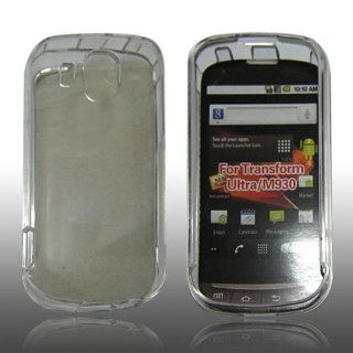 NEW TRANSPARENT Rubberized Hard Case Cover Skin For Boost Mobile Samsung SPH M930: Cell Phones & Accessories
