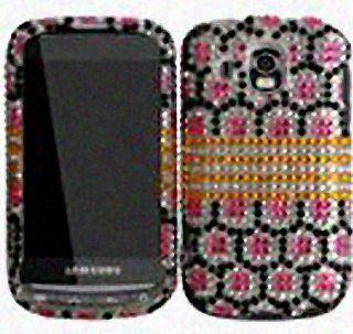 Pink Bee Hive Bling Gem Jeweled Crystal Cover Case for Samsung Transform Ultra SPH M930: Cell Phones & Accessories